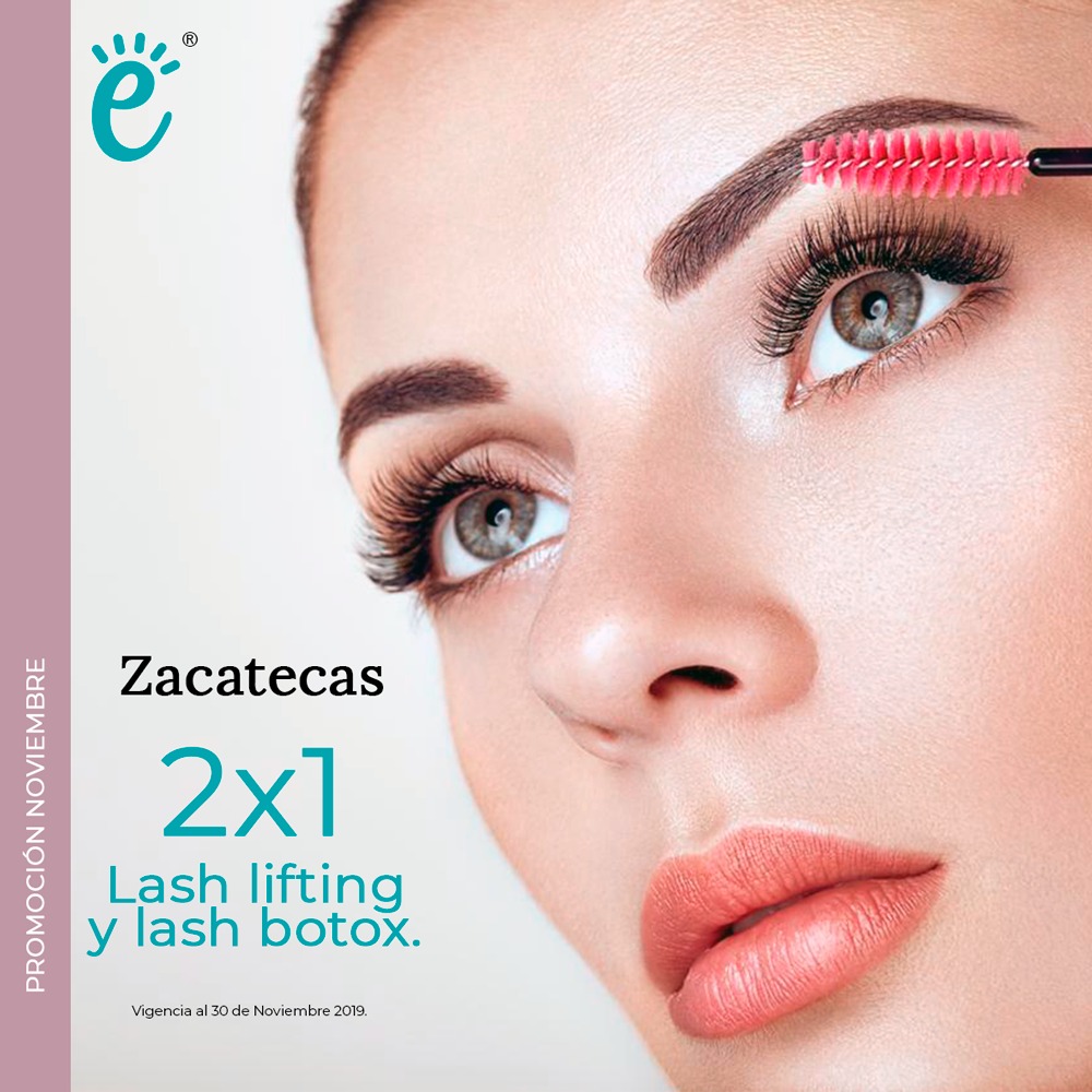 2x1 en lash lifting y lash botox