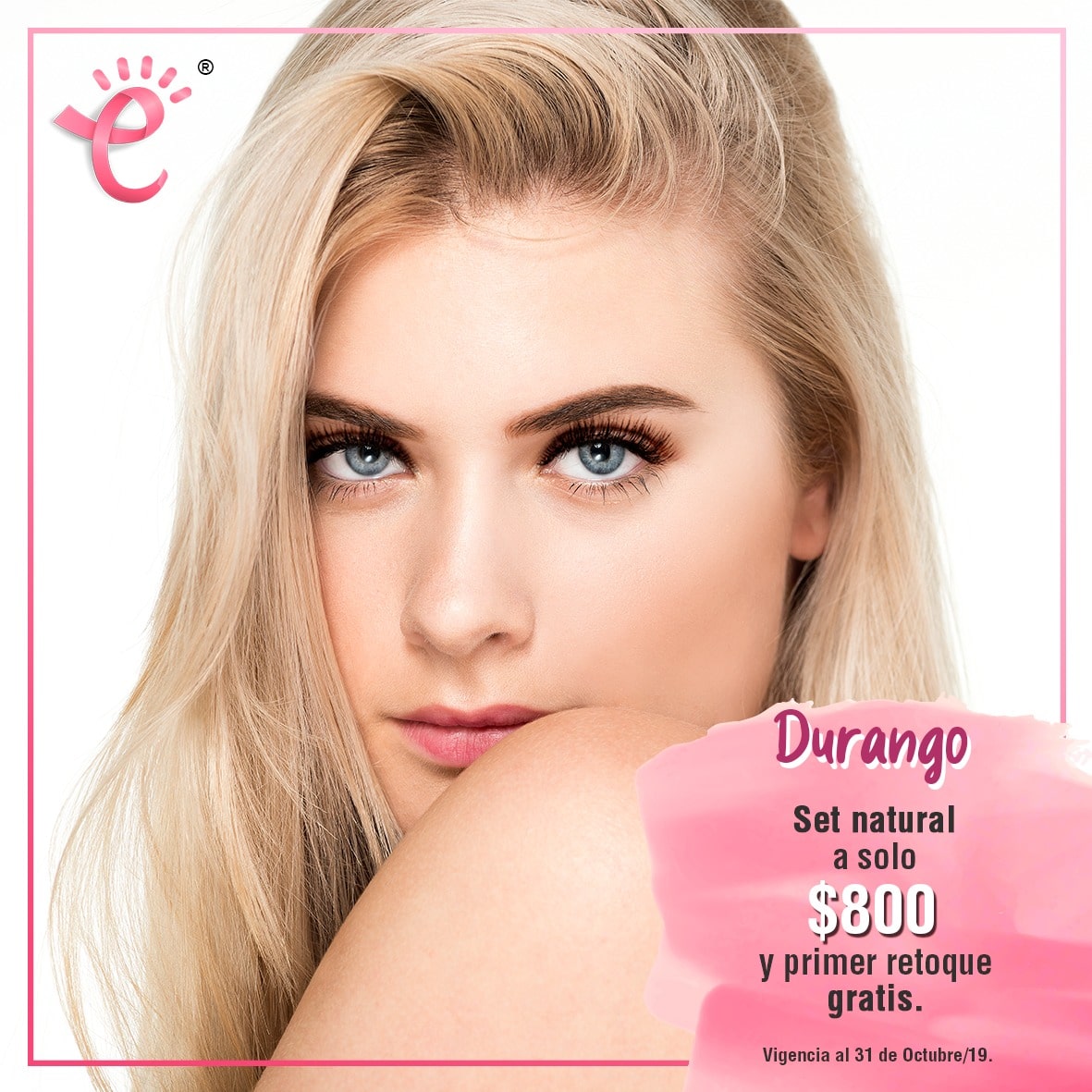 full set natural a solo 800.00 Y primer retoque gratis