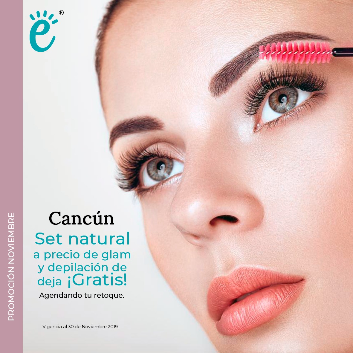 Full Set Natural a precio de Glam y depilación de ceja gratis Agendando tu retoque
