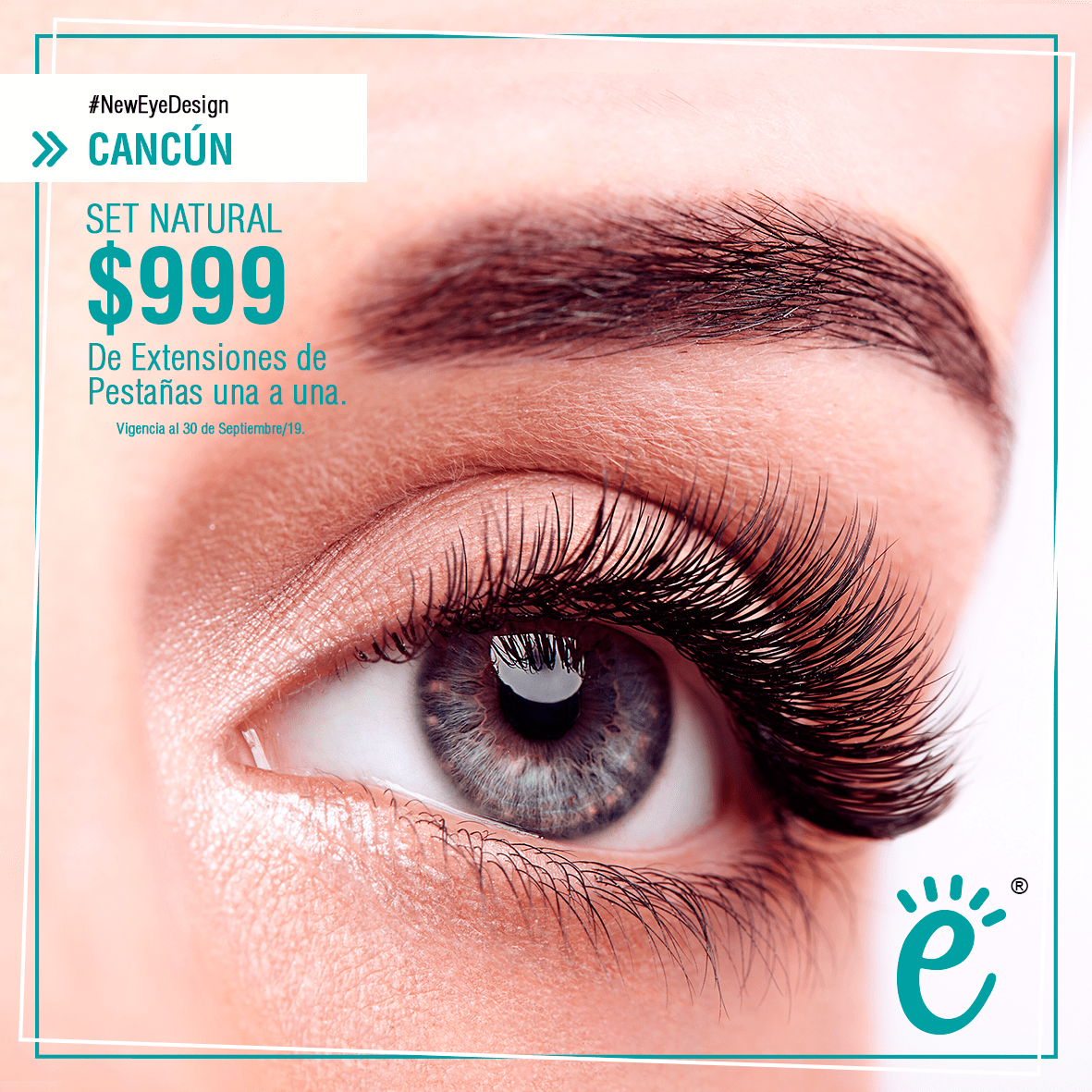 en la compra de tu full set natural +50 pesos gratis depilación de ceja